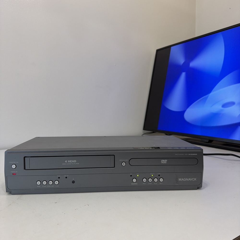 Magnavox DV200MW8 VCR/DVD Combo Player NO REMOTE